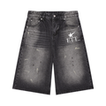 Men’s Vintage Wide Leg Denim Shorts